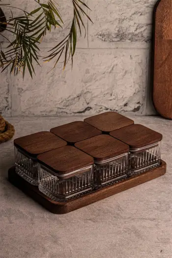 Set pjatash qelqi (13 copë), Hermia Concept, Bella Kare 6