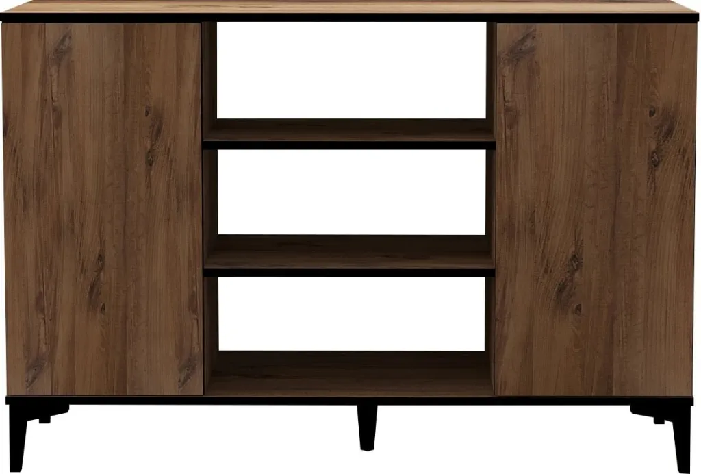 Konsol Skye Decor, bezhë - pishë Atlantiku, e zezë - 5