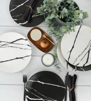 Set pjatash shërbimi (6 copë), Hermia Concept, ST040806F022ADM8500MAS3T00