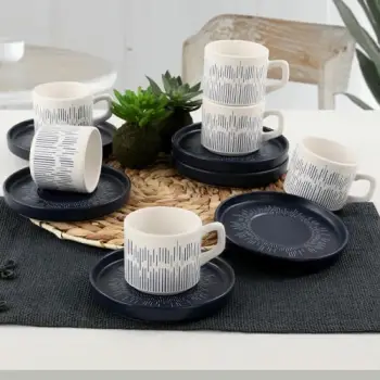 Set filxhanash kafeje (12 copë), Hermia Concept, TC038012F9RXA046100MATCS00