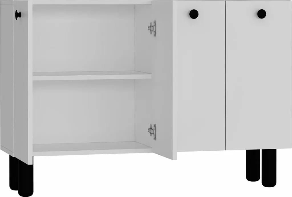 Konsol Skye Decor Ilay Bohem, e bardhë, e zezë - 6