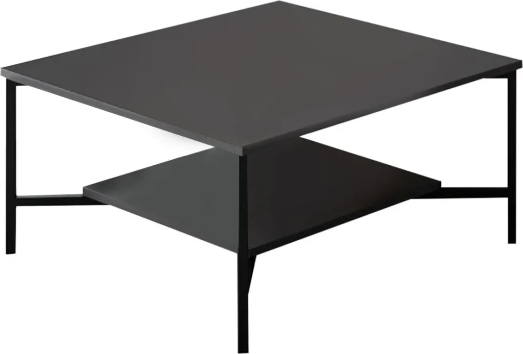 Set mobiljesh për dhomë dite Skye Decor, linjë e zezë, anthracite, e zezë - 11