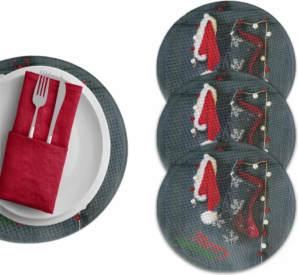 Set nënshtruesish tavoline Hermia Concept, shumëngjyrësh, 3082Supla, 4 copë - 1