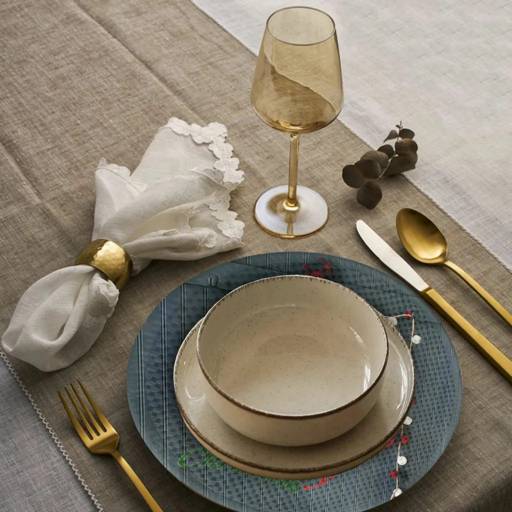 Set nënshtruesish tavoline Hermia Concept, shumëngjyrësh, 3082Supla, 4 copë - 3