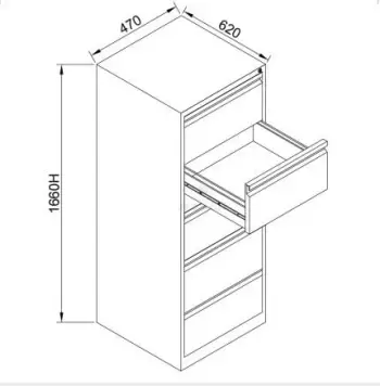 Sirtar dosjesh Skye Decor, i zi, Js1023Sı