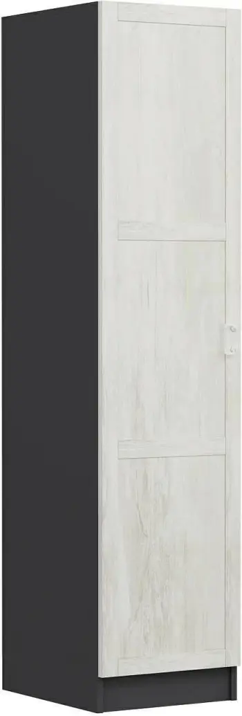 Dollap për rroba, Skye Decor, Minar Kale - 8766, i bardhë dhe antracit, 45x210x52 cm