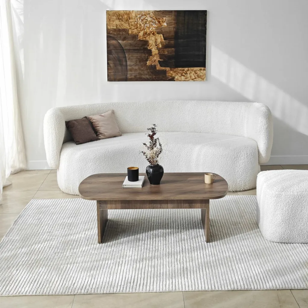 Tavolinë kafeje Skye Decor, ngjyrë arre, Theseus - 4