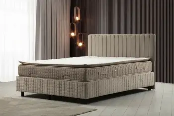 Set dysheku, baza dhe shtrati, Skye Decor, Safir, 120x200, ngjyrë kafe