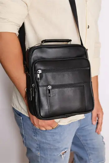 Çantë supi Zoozie Bags, lëkurë e zezë, HDKEV10004