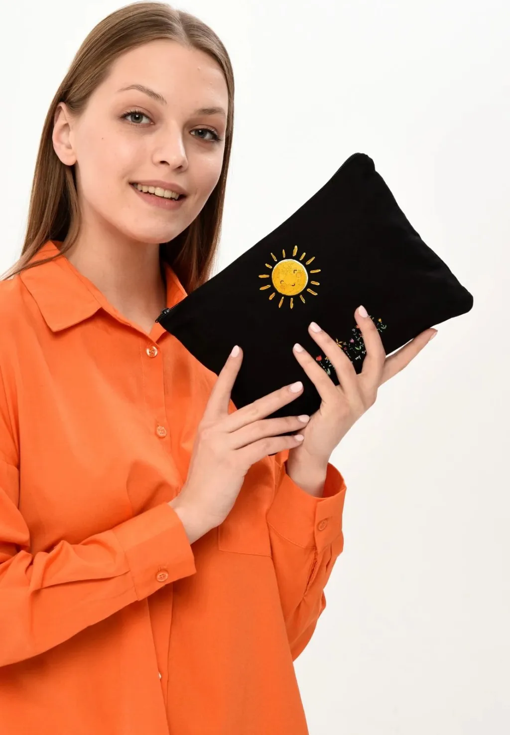 Qese për make-up, ngjyrë e zezë, Zoozie Bags, 25x18cm - 4