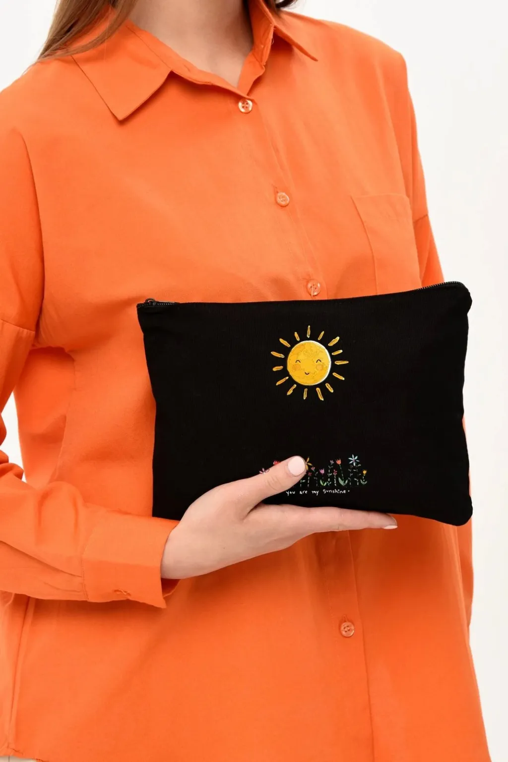 Qese për make-up, ngjyrë e zezë, Zoozie Bags, 25x18cm - 5
