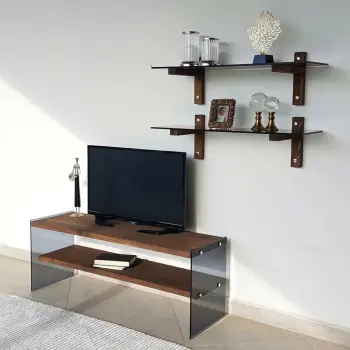 Set TV njësie Skye Decor, ngjyrë arre, TV102