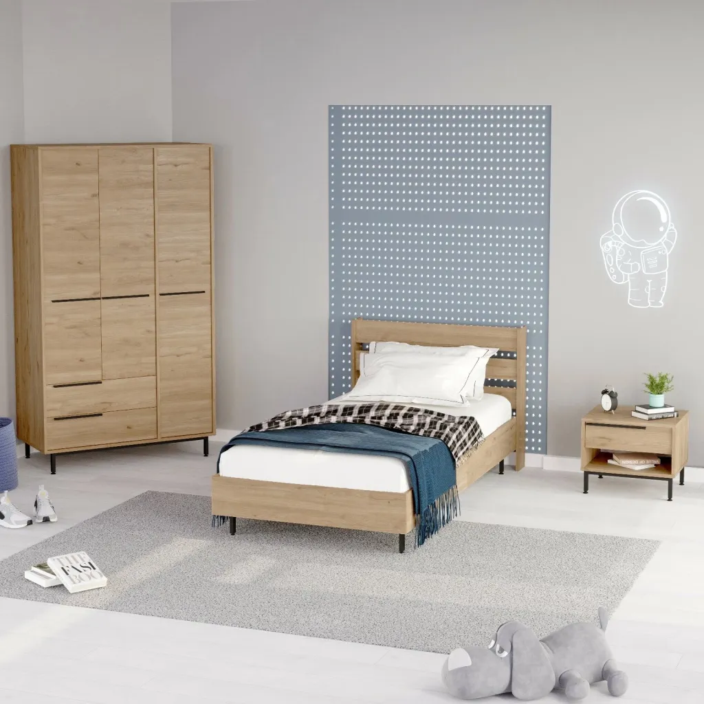 Set dhome rinore Skye Decor, ngjyrë lisi, ON23-S - 1