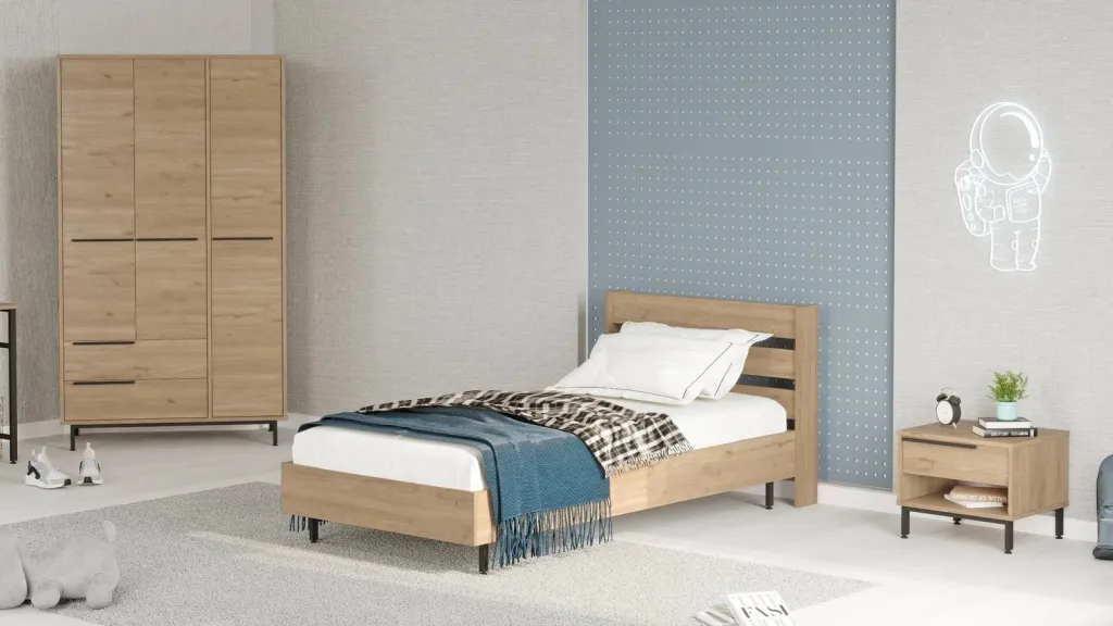 Set dhome rinore Skye Decor, ngjyrë lisi, ON23-S - 3