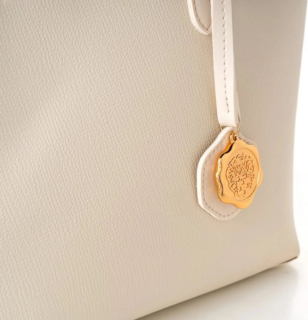 Tote bag Vince Camuto, Taormina, krem - 4