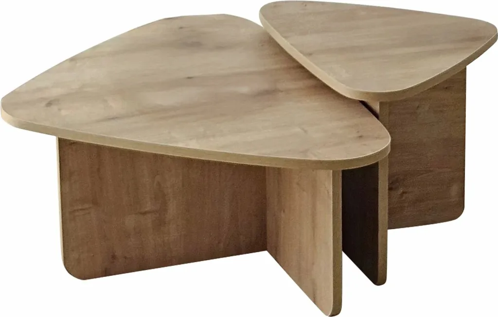 Set tavolinash kafeje Skye Decor, Ballare, ngjyrë lis safir - 7