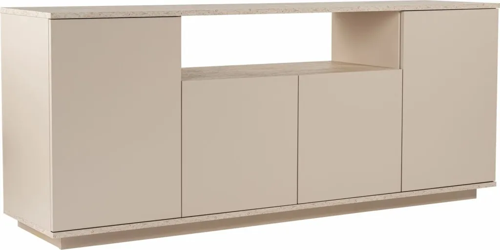 Konsol Skye Decor, Arista - ngjyrë mink, travertin - 6
