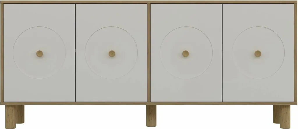 Konsol Skye Decor, Deren KX180 Bohem, lis safir, e bardhë - 3