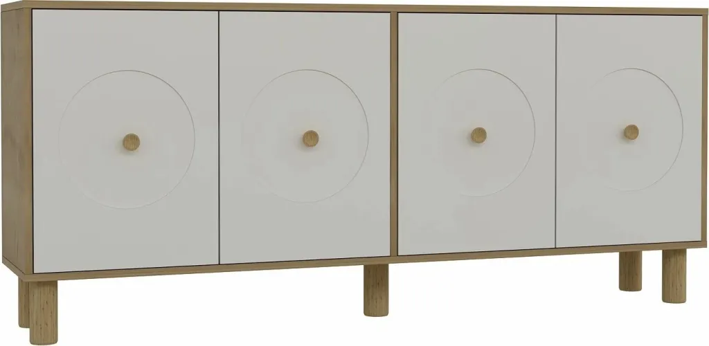 Konsol Skye Decor, Deren KX180 Bohem, lis safir, e bardhë - 4