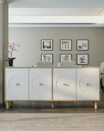 Konsol Skye Decor, Deren KX180 Bohem, lis safir, e bardhë