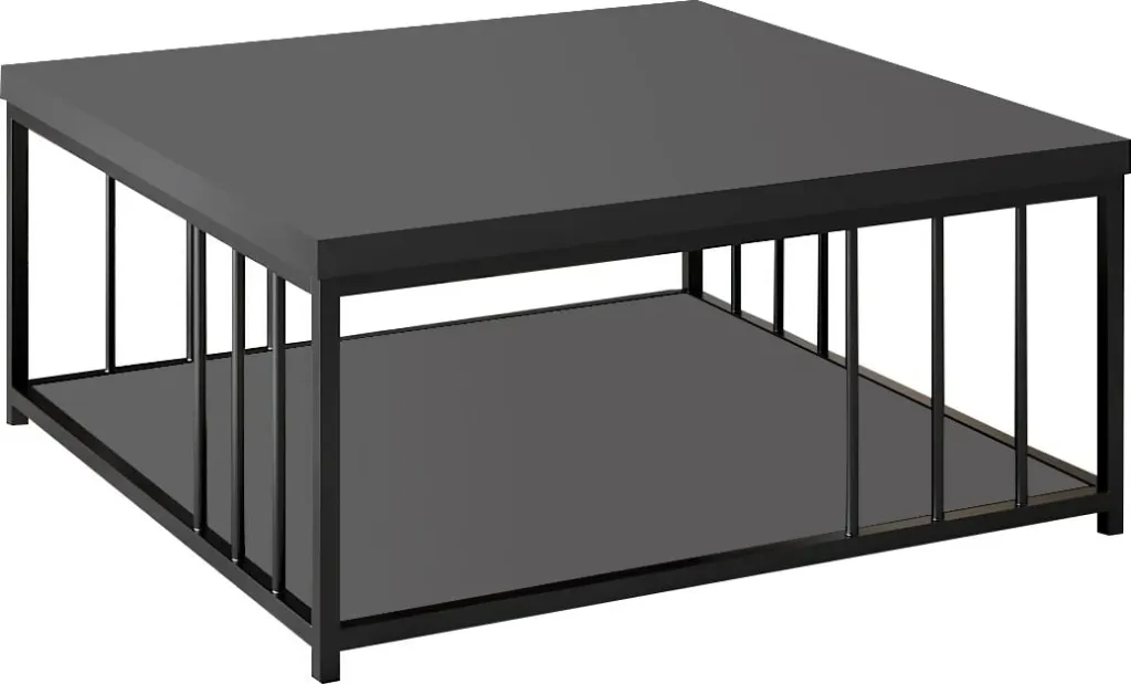 Tavolinë kafeje Skye Decor, anthracite, e zezë - 5