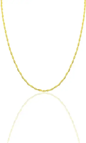 Qafore argjendi ngjyrë ari, Jumeon, SGTL12142, 44cm