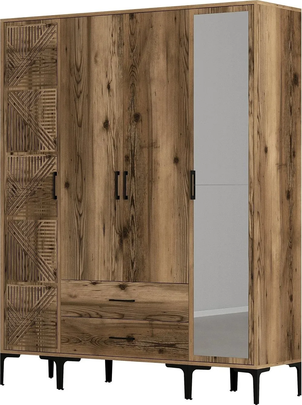 Dollap Skye Decor, ngjyrë arre, Kumsal PTR - 5