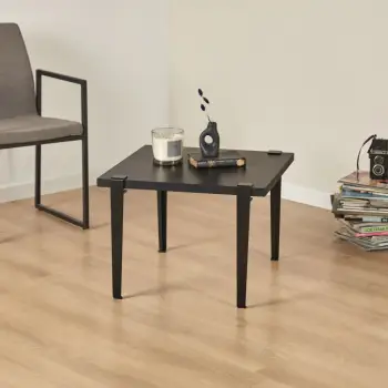 Tavolinë kafeje Skye Decor, Halicheron, antracit e zezë