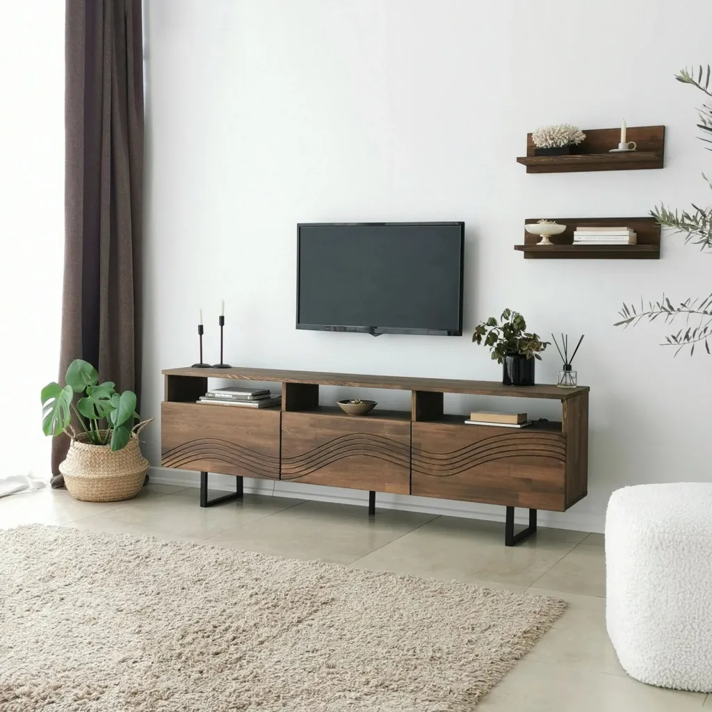 Komodë TV Skye Decor, Onda, ngjyrë arre - 6