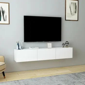 Komodë TV Skye Decor, Denby, e bardhë