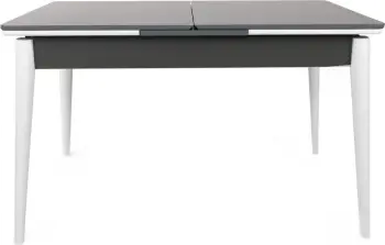 Tavolinë ngrënie me zgjatje, Skye Decor, anthracite dhe e bardhë, Sigma - 992