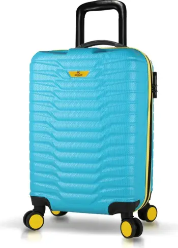 Valixhe udhëtimi, ngjyrë turquoise, Zoozie Bags, 56x34x26 cm