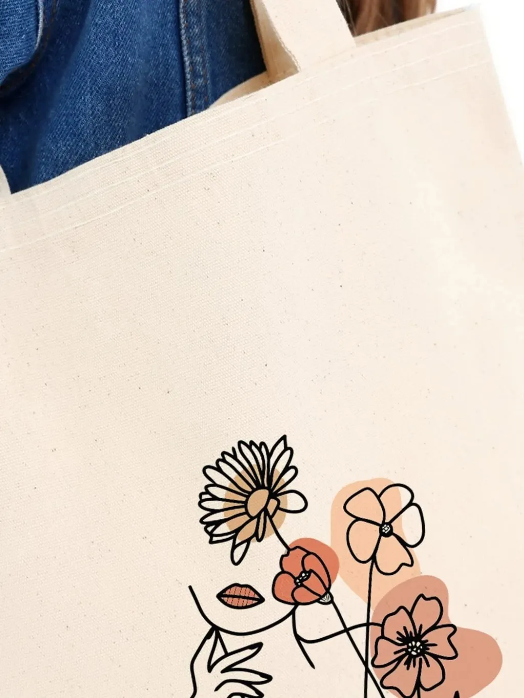 Çantë tote Zoozie Bags, krem, 1113 - 5