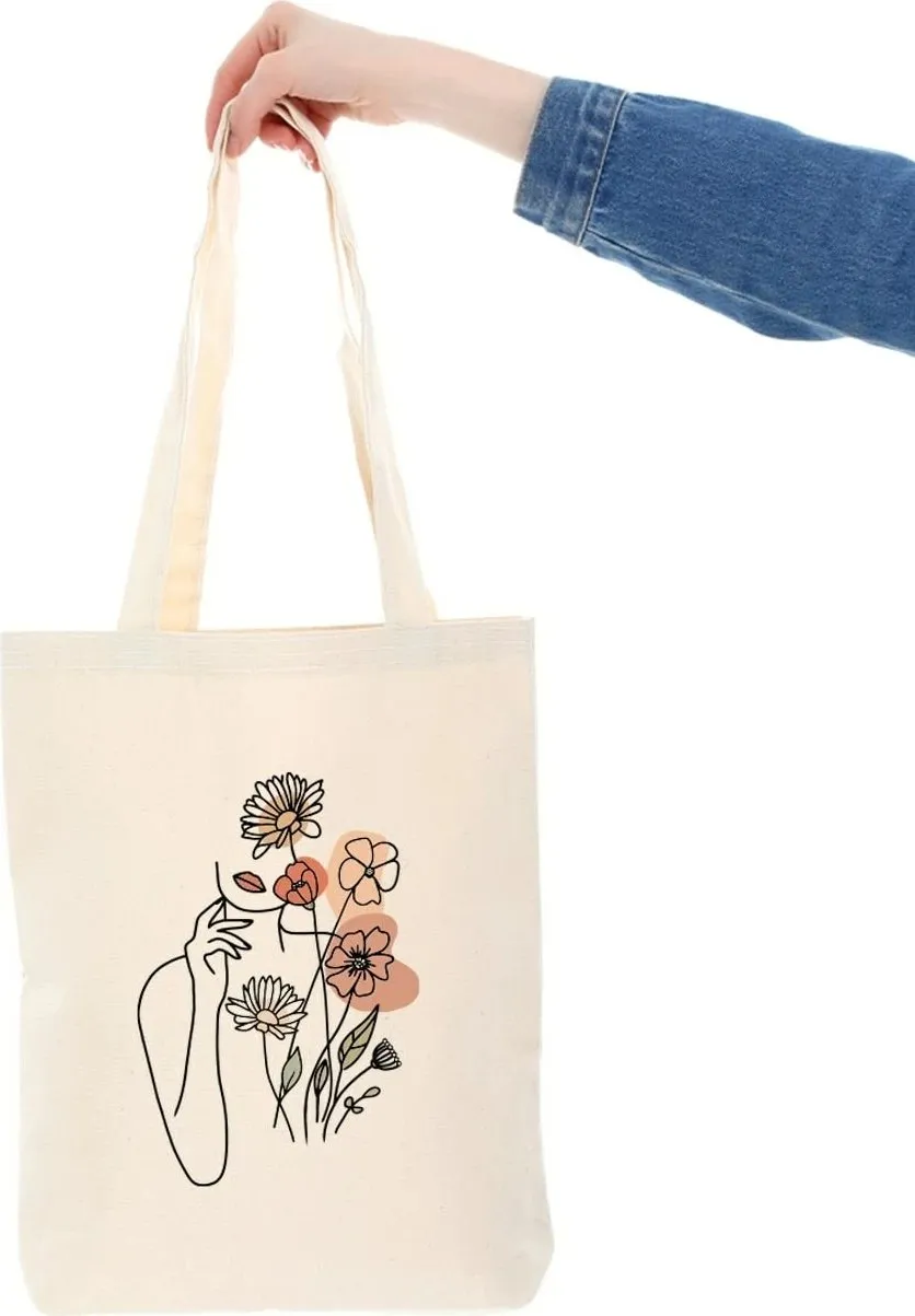 Çantë tote Zoozie Bags, krem, 1113 - 8