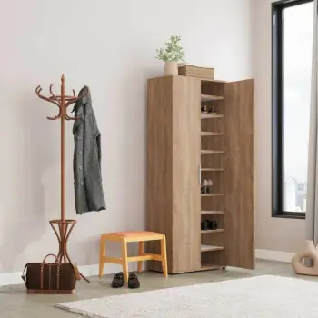 Dollap për këpucë Hanah Home, Shc-529-Tt-2, ngjyrë arre e çelët