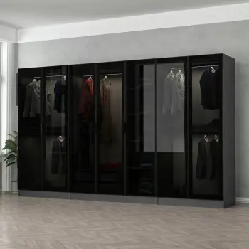 Dollap Skye Decor, anthracite e zi, 315x190x52cm