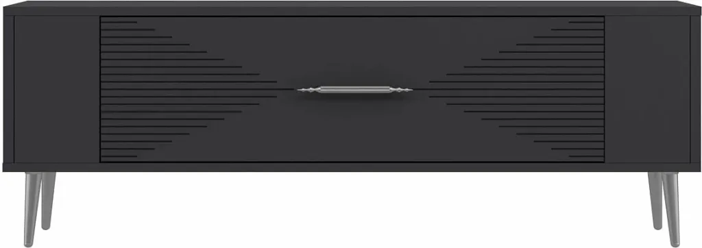 Komodë TV Skye Decor, Retrol1, anthracite-silver - 5