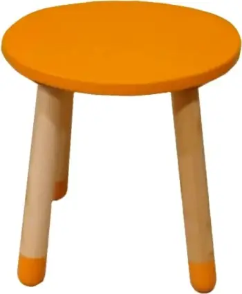 Stool për fëmijë, ngjyrë portokalli, Skye Decor