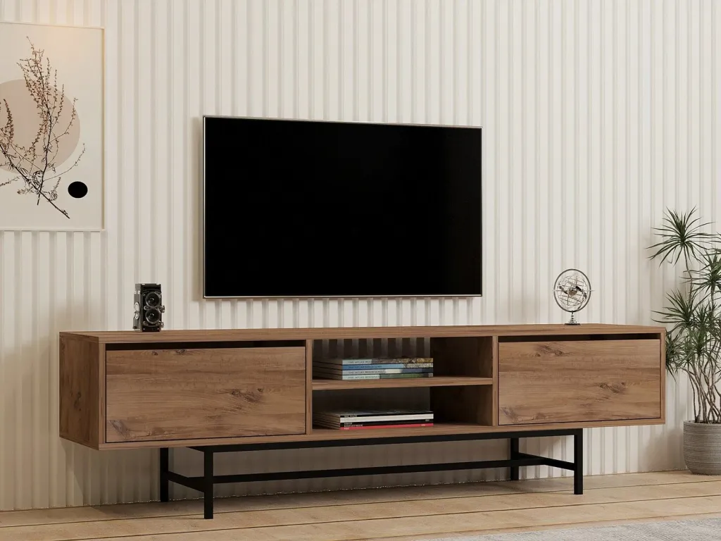 Komodë për TV, ngjyrë Atlantic Pine, Skye Decor, Tauber - 1