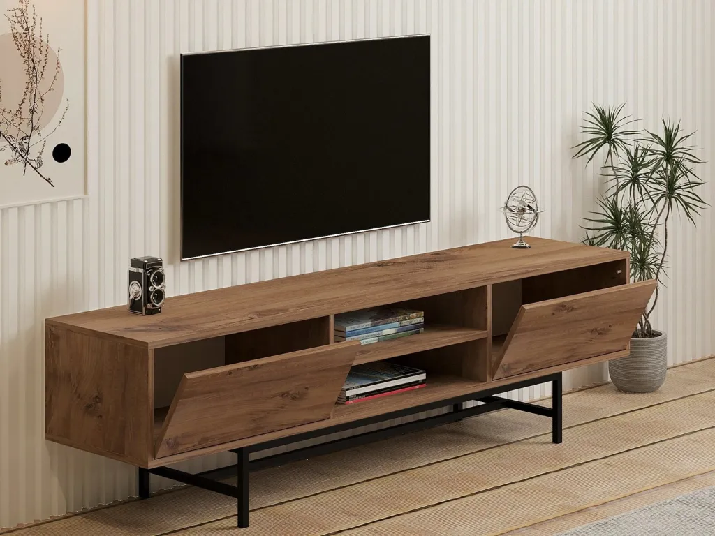 Komodë për TV, ngjyrë Atlantic Pine, Skye Decor, Tauber - 3