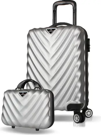 Set valixhesh (2 copë), ngjyrë gri, Zoozie Bags, 7354