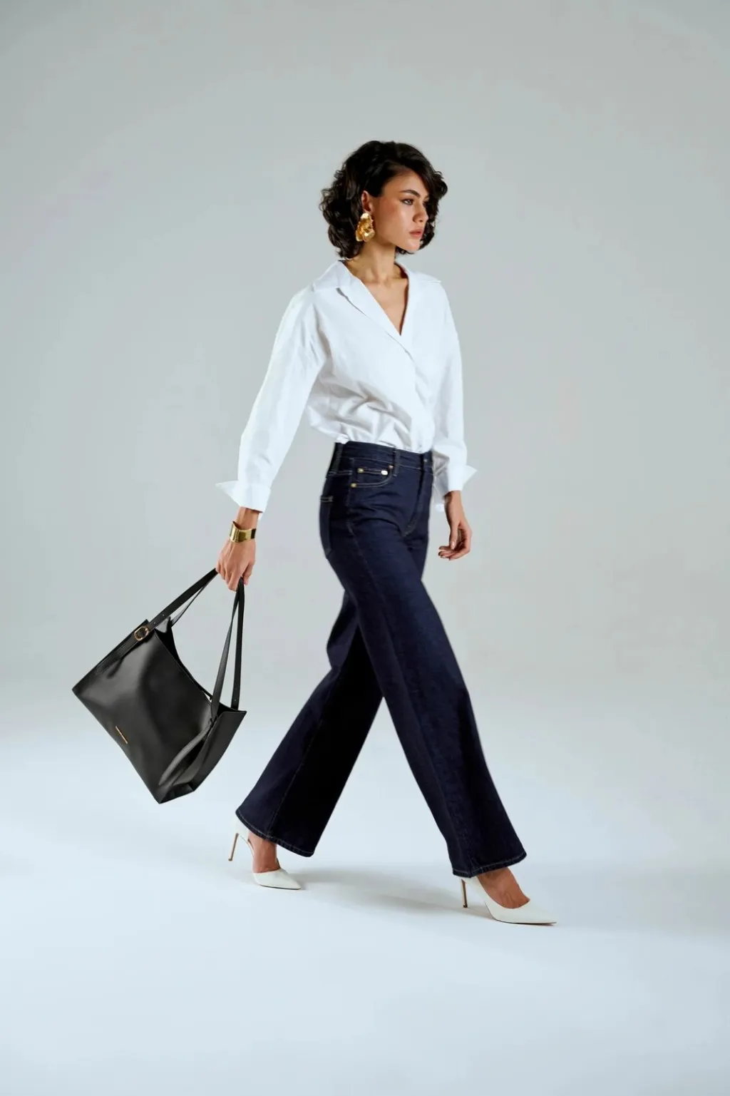 Çantë tote Palermo, e zezë, Vince Camuto - 7