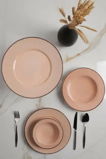 Set darke porcelani, 18 pjesë, Hermia Concept, ADL18Y4730P04