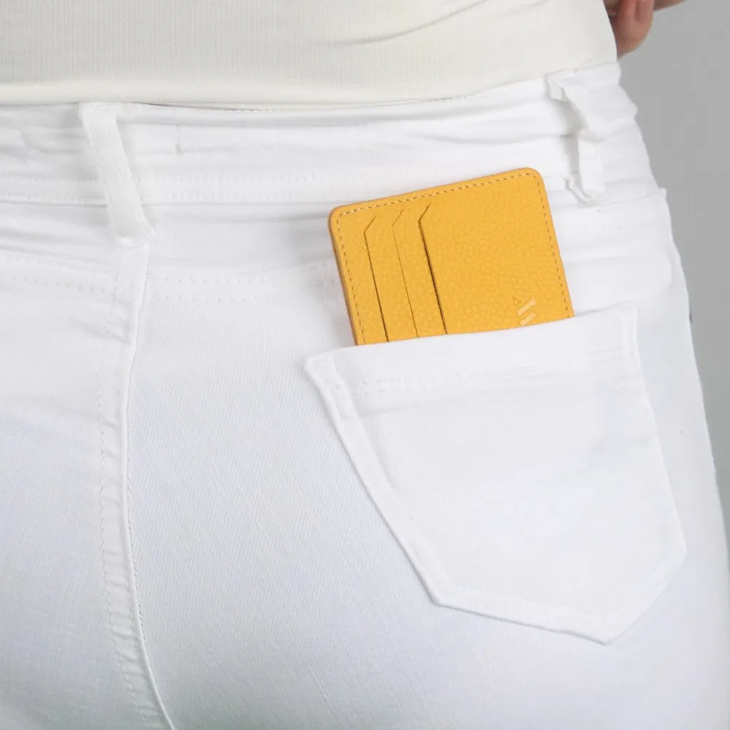 Portofol lëkure i verdhë Zoozie Bags, 4380 - 2