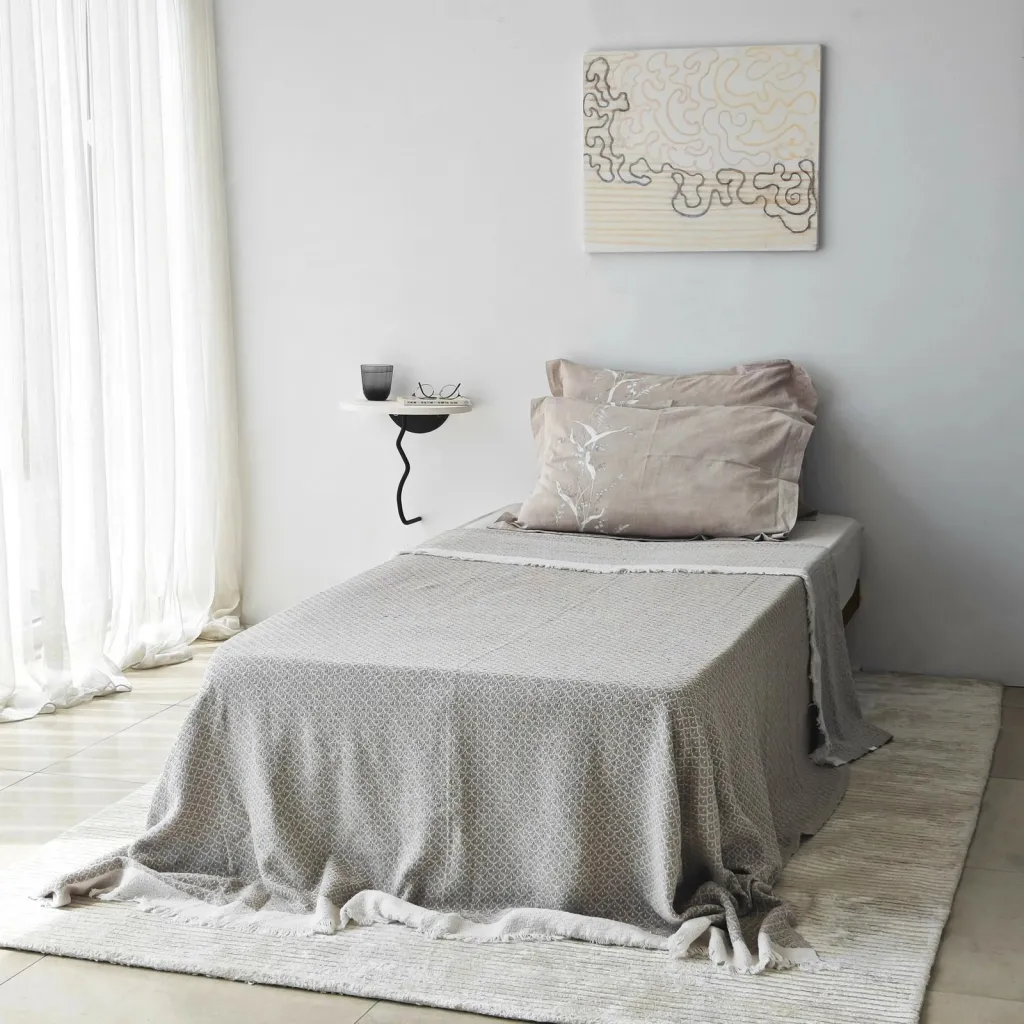 Raft muri Skye Decor, Leo, i zi dhe i bardhë - 1