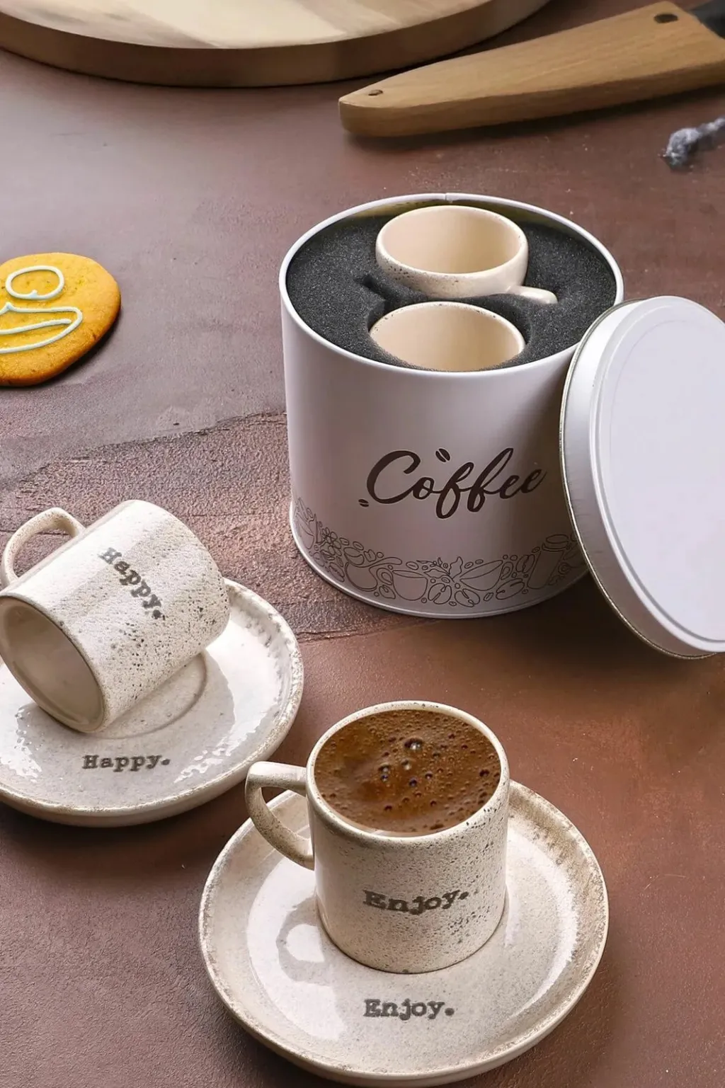 Set filxhanësh për kafe (3 copë), Hermia Concept, Bade-Enjoyhappyfıncan - 1