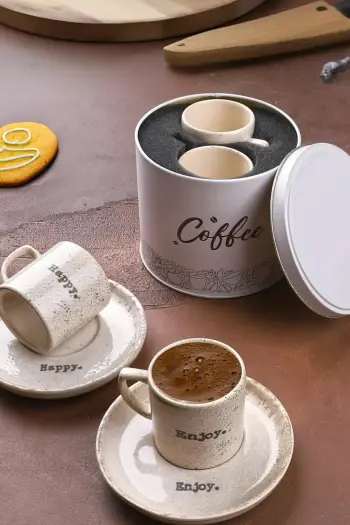 Set filxhanësh për kafe (3 copë), Hermia Concept, Bade-Enjoyhappyfıncan