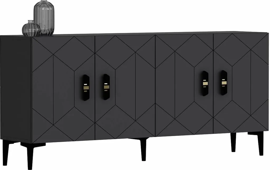 Konsol Skye Decor, ngjyrë antracit, Cross KB150 - 3