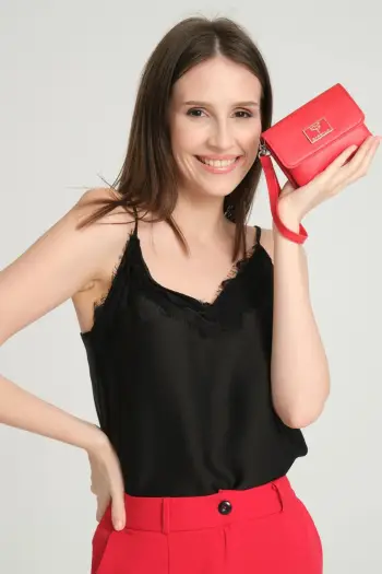 Portofol për gra, Zoozie Bags, i kuq