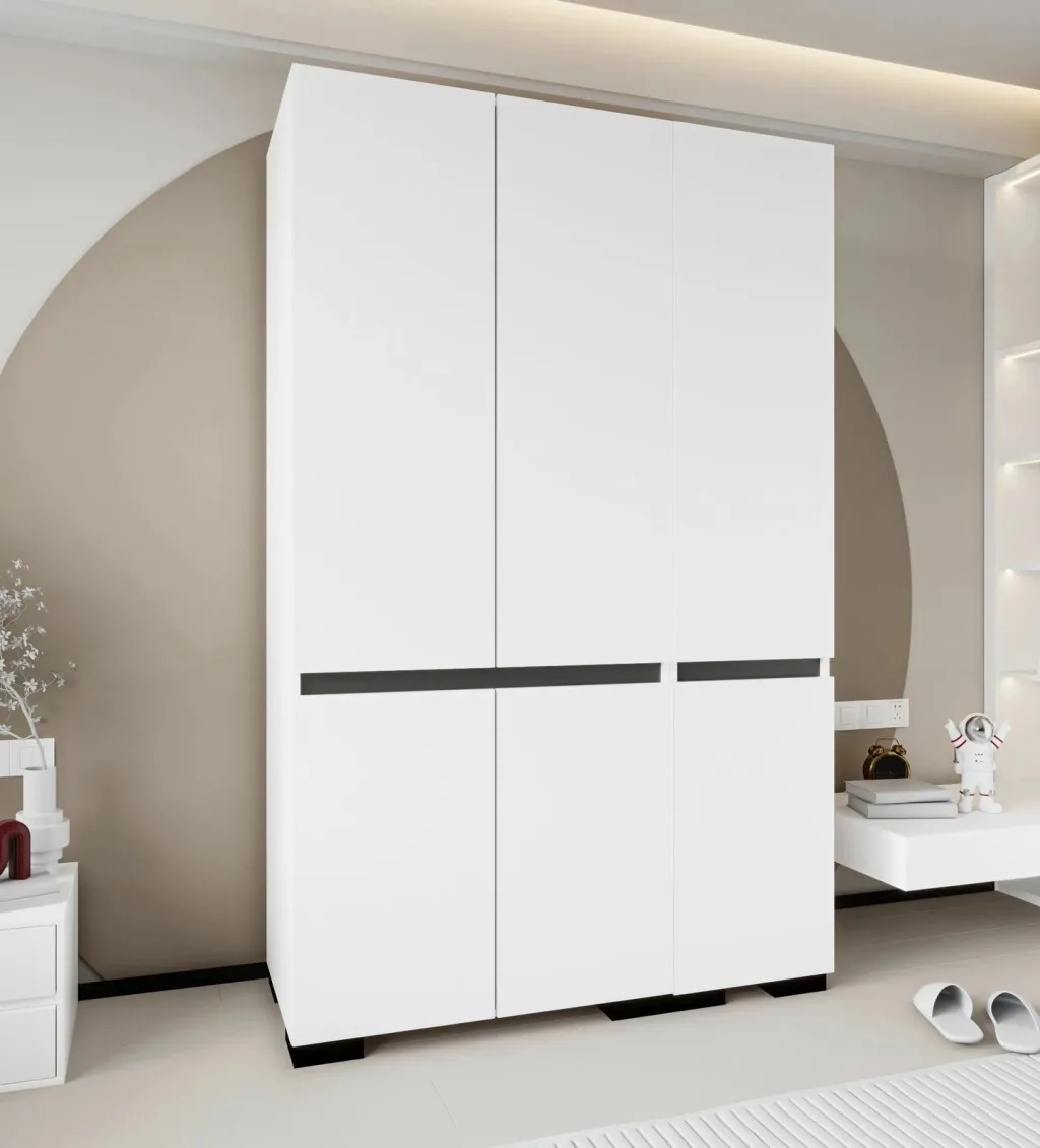 Dollap Skye Decor, Floransa 135, bardhë-antracit, v2 - 2